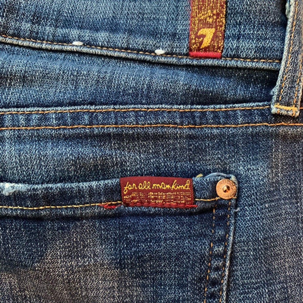 7 for all mankind Josefina skinny boyfriend Jeans 31 - Picture 4 of 6